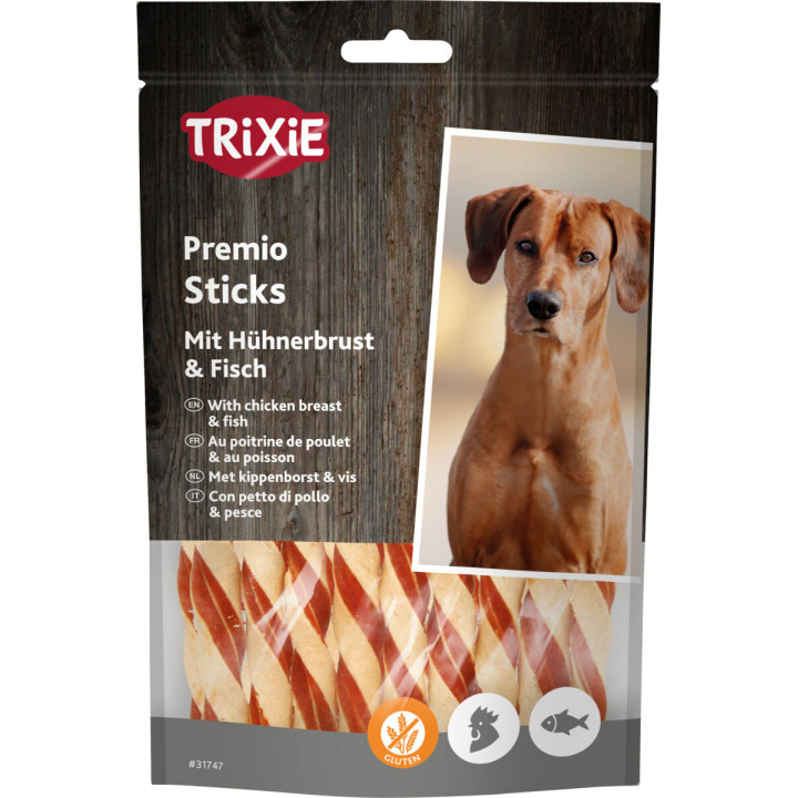 Sticks with chicken breast & fish