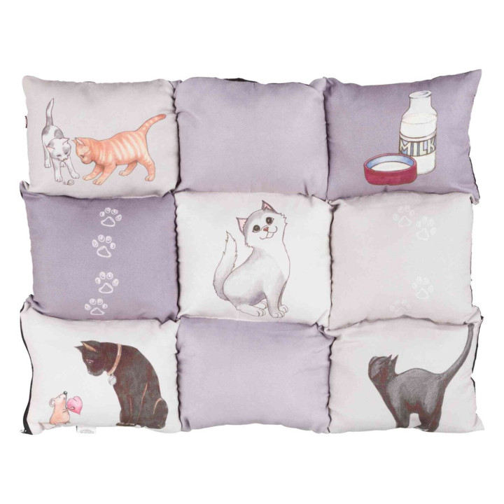 Lying Mat Patchwork Cat