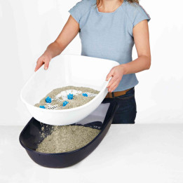 Berto Litter Tray, Threepart, with separating system
