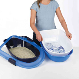 Berto Litter Tray, Threepart, with separating system