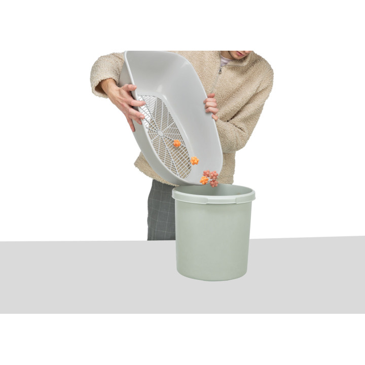Berto Litter Tray, Threepart, with separating system