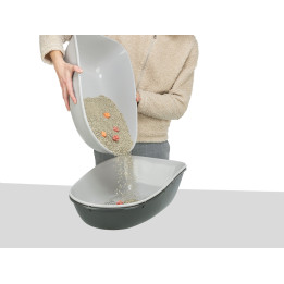 Berto Litter Tray, Threepart, with separating system