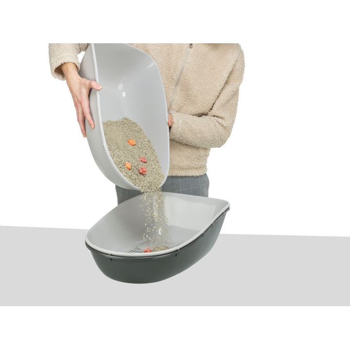 Berto Litter Tray, Threepart, with separating system