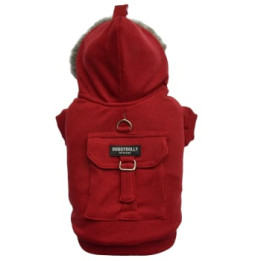 Doggy Dolly Winter red