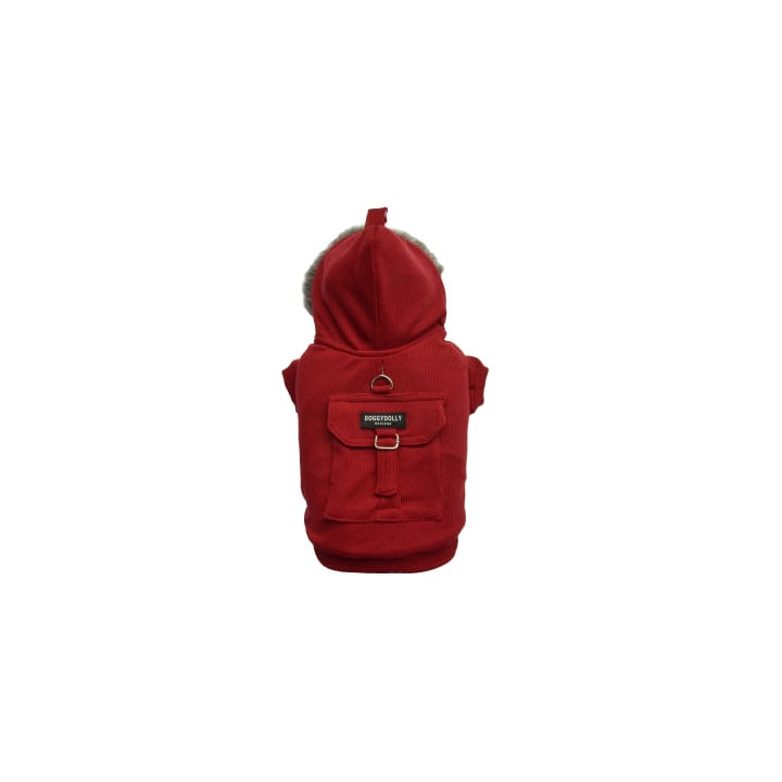 Doggy Dolly Winter red