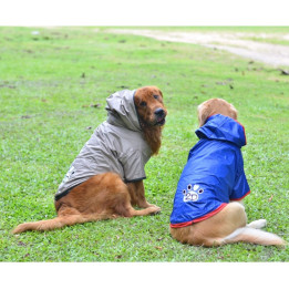 Doggy Dolly Raincoat 2 legs red