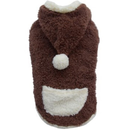 Doggy Dolly 2 legs hoodie brown