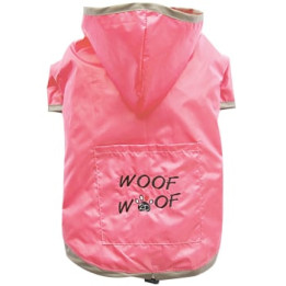 Doggy Dolly เสื้อกันฝนสีชมพู