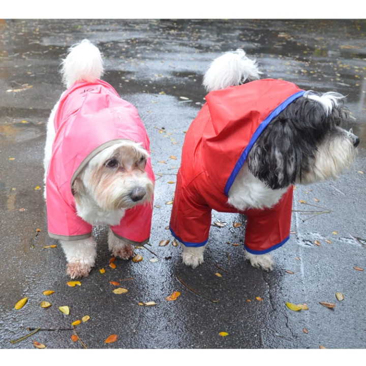 Doggy Dolly เสื้อกันฝนสีชมพู