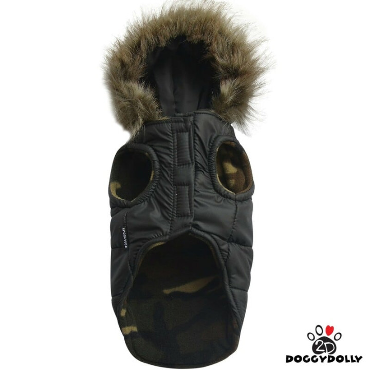 Doggy Dolly Black winter hoot