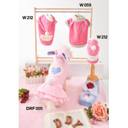Doggy Dolly 2 legs hoodie pink