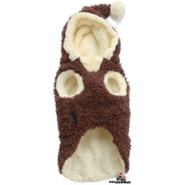 Doggy Dolly 2 legs hoodie коричневый