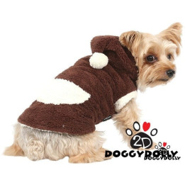 Doggy Dolly 2 legs hoodie коричневый