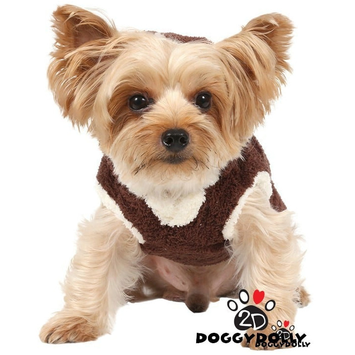 Doggy Dolly 2 legs hoodie коричневый