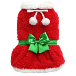 Doggy Dolly Santa dress