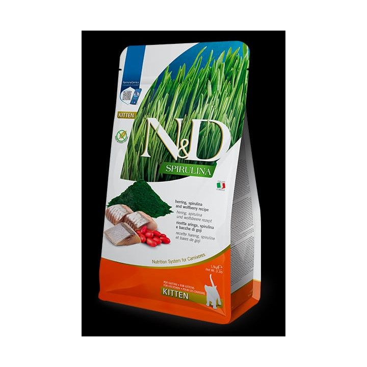 Herring, Spirulina and Wolfberry kitten
