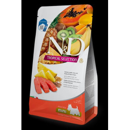 Salmon, spelt, oats and tropical fruits Adult Mini
