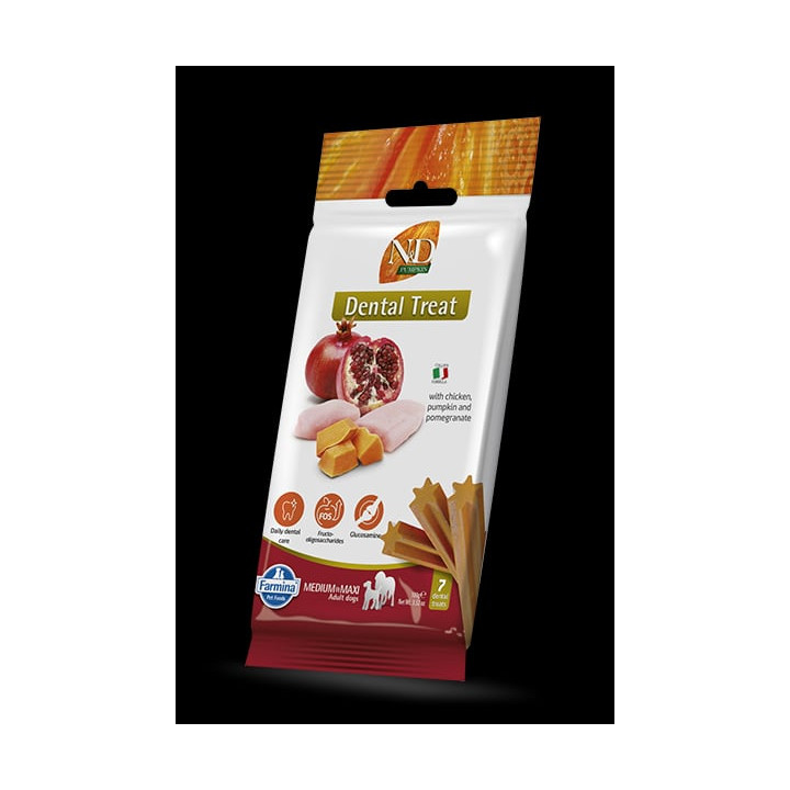 Dental Treat With Chicken, Pumpkin and Pomegranate Medium & Maxi