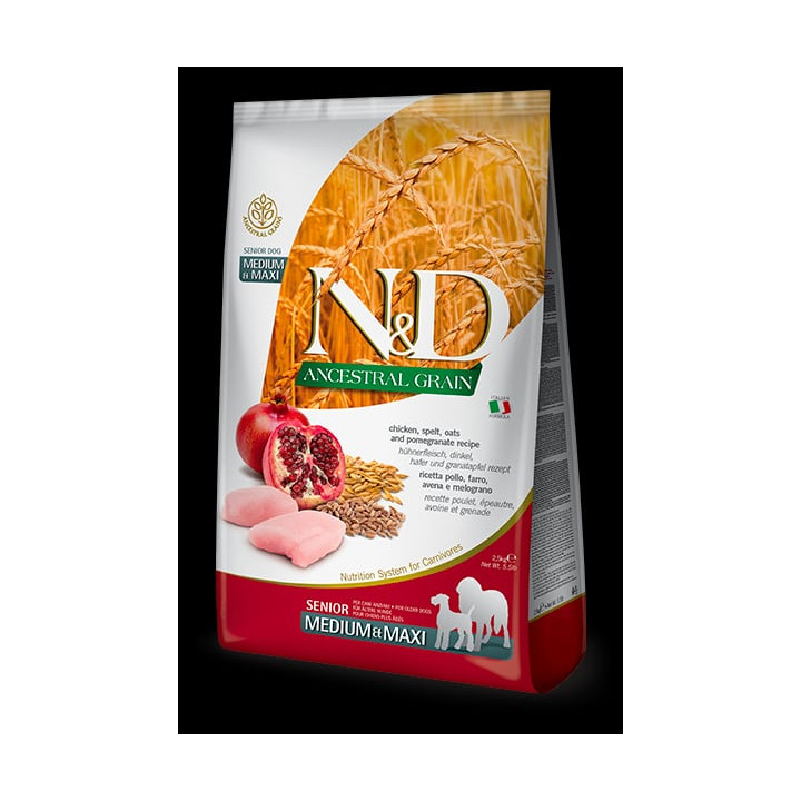 Chicken & Pomegranate Senior Medium & Maxi