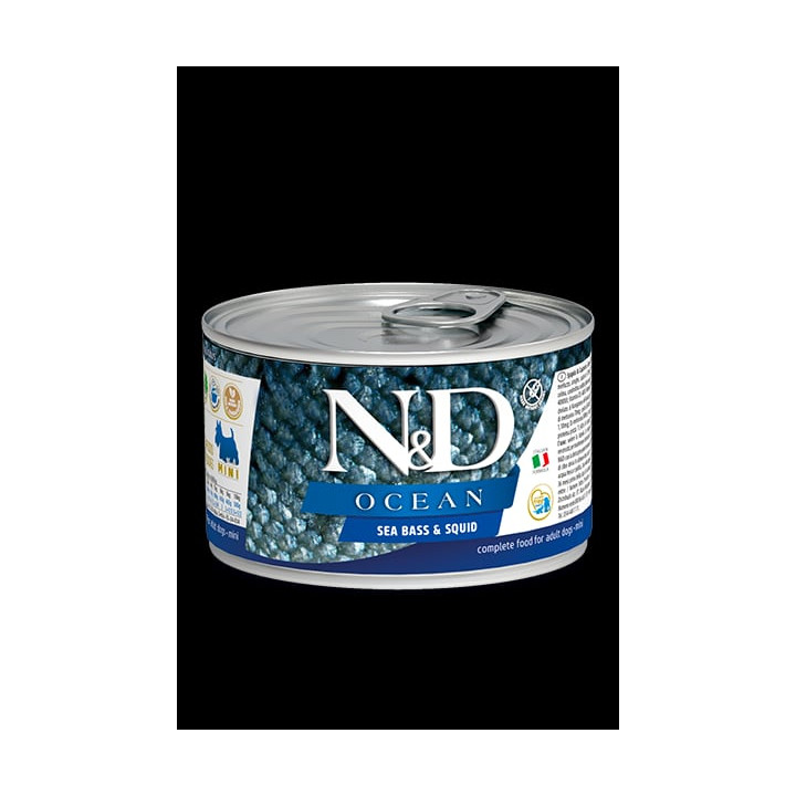 Sea Bass & Squid Adult Mini Wet Food