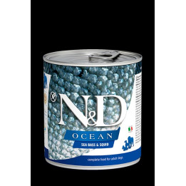Sea Bass & Squid Wet Food