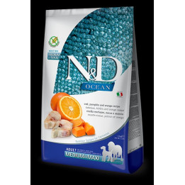 Cod, Pumpkin & Orange Adult Medium & Maxi