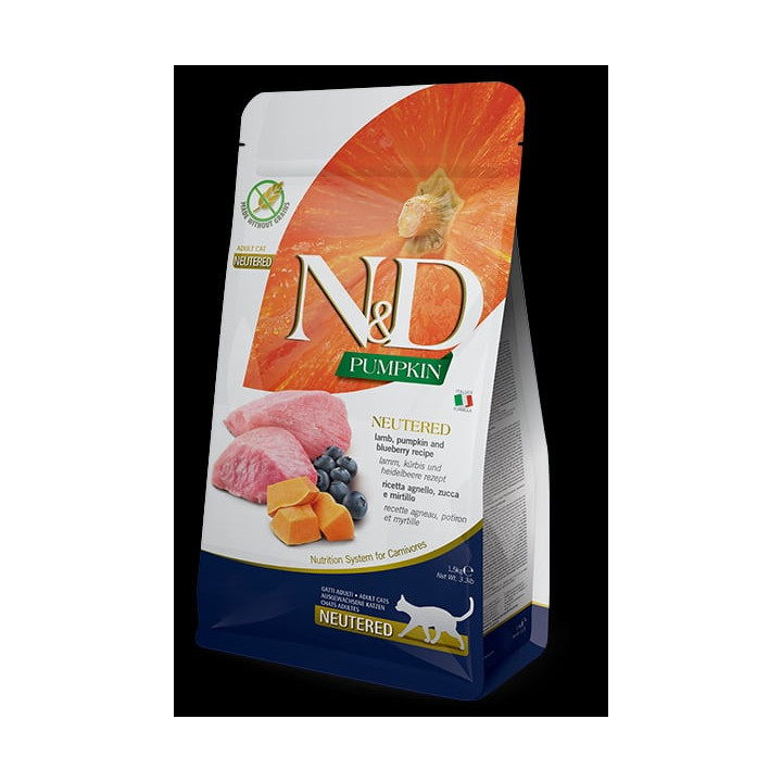 Neutered, Lamb, Pumpkin and Blueberry Adult
