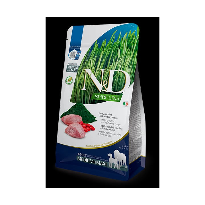 Lamb, Spirulina and Wolfberry adult medium & maxi