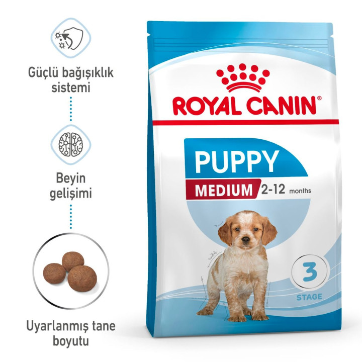 Medium Puppy Yavru Köpek Kuru Maması 15 kg