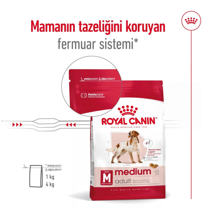Medium Adult Yetişkin Köpek Kuru Maması 15 kg