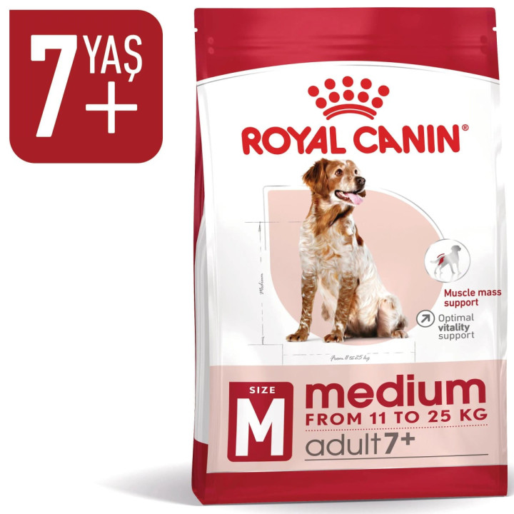 Medium Adult 7+ Yetişkin Köpek Kuru Maması 15 kg