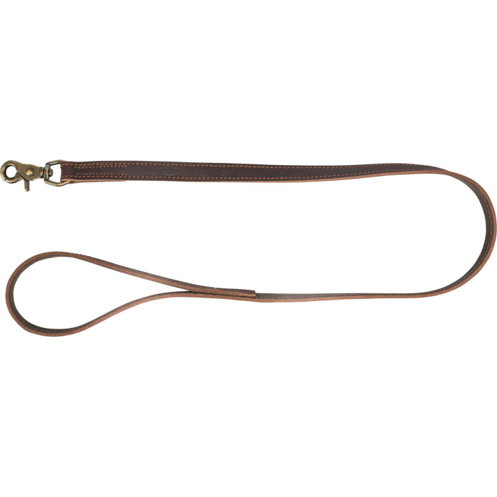 Rustic Greased-Leather Dog Lead