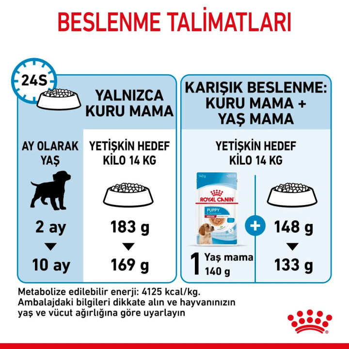 Medium Puppy Yavru Köpek Kuru Maması 4 kg