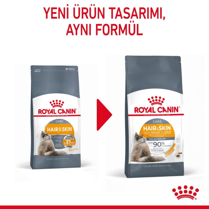 Hair & Skin Care Yetişkin Kedi Maması 2 kg