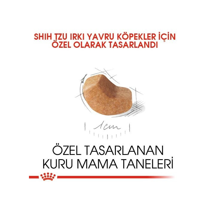Shih Tzu Puppy Yavru Köpek Kuru Maması 1.5 kg
