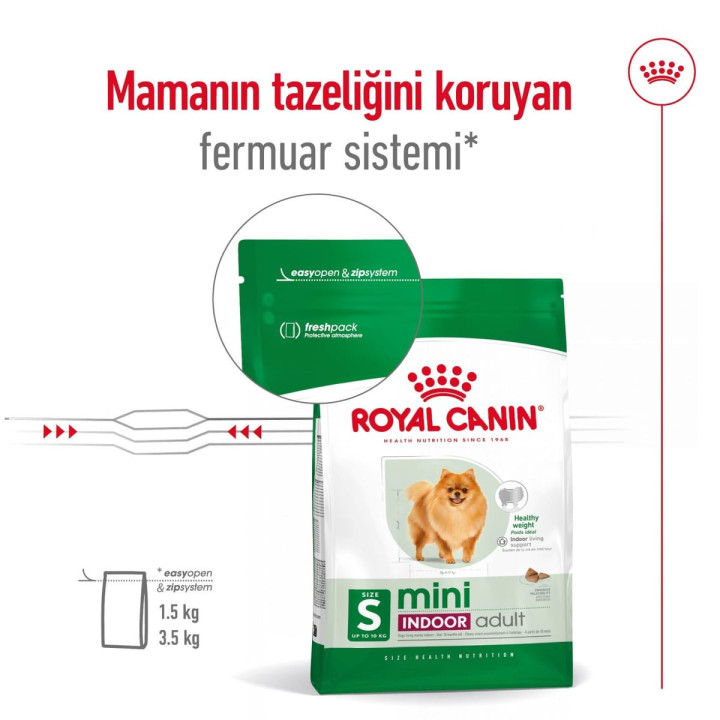 Mini Indoor Adult Yetişkin Köpek Kuru Maması 1.5 kg