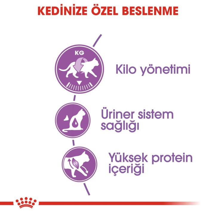 Sterilised 37 Kısırlaştırılmış Yetişkin Kedi Kuru Maması 400 g