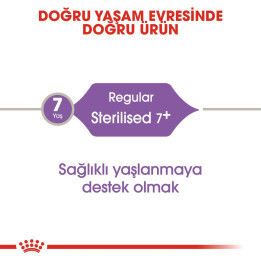 Sterilised 7+ Yaşlı Kedi Kuru Maması 1.5 kg
