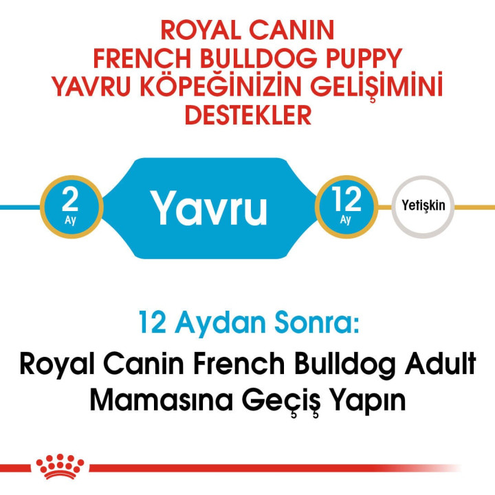French Bulldog Puppy Yavru Köpek Kuru Maması 3 kg