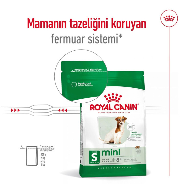 Mini Adult 8+ Yaşlı Köpek Kuru Maması 2 kg