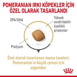 Pomeranian Adult Yetişkin Köpek Kuru Maması 3 kg