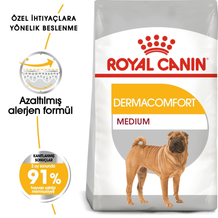 Medium Dermacomfort Yetişkin Köpek Kuru Maması 12 kg