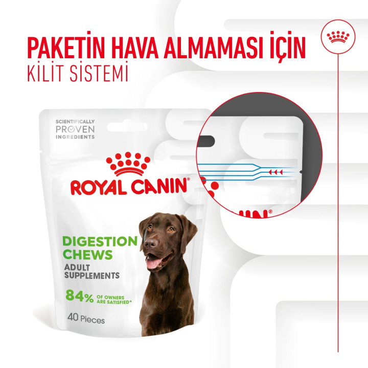 Digestion Chews Sindirim Sistemini Destekleyen Tamamlayıcı Ödül Maması 1 x 160 g