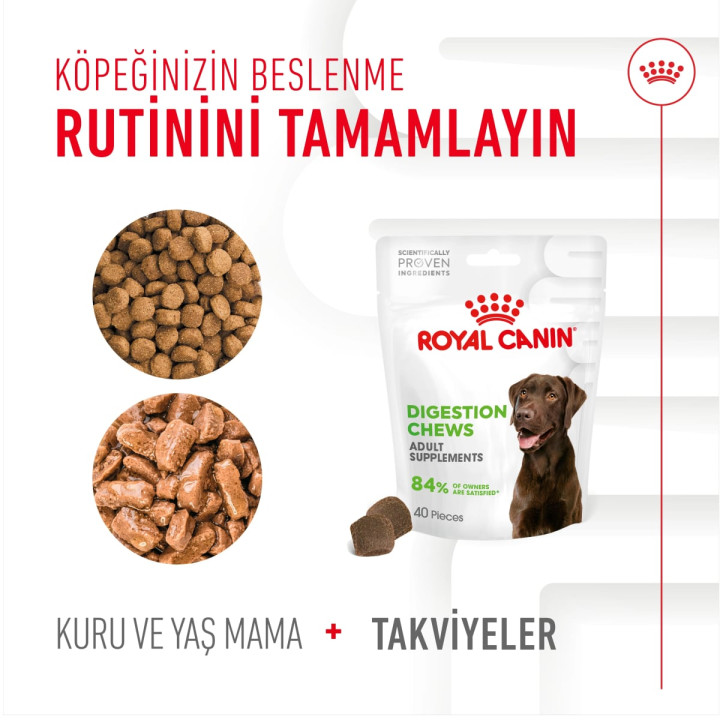 Digestion Chews Sindirim Sistemini Destekleyen Tamamlayıcı Ödül Maması 1 x 160 g