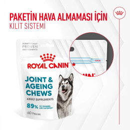 Joint&Ageing Chews Eklem ve Sağlıklı Yaşlanmayı Destekleyen Tamamlayıcı Ödül Maması 1 x 240 g