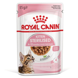Kitten Sterilised Gravy Yavru Kedi Yaş Maması 12 x 85 g