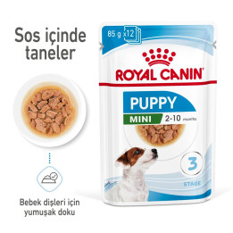 Mini Puppy Yavru Köpek Yaş Maması 12 x 85 g