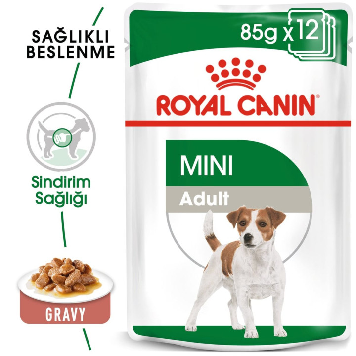 Mini Adult Gravy Yetişkin Köpek Yaş Maması 12 x 85 g