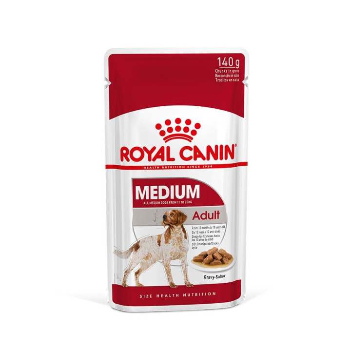 Medium Adult Gravy Yetişkin Köpek Yaş Maması 10 x 140 g