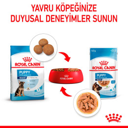 Maxi Puppy Gravy Yavru Köpek Yaş Maması 10 x 140 g